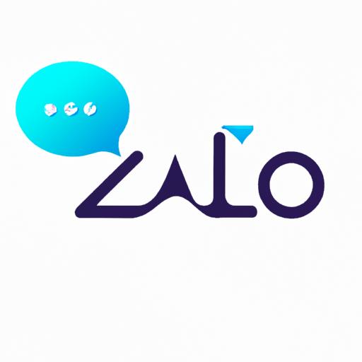Hình minh họa biểu tượng Zalo và giao diện chat Zalo