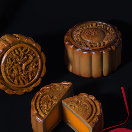 Hình ảnh trưng bày các loại bánh Trung Thu truyền thống